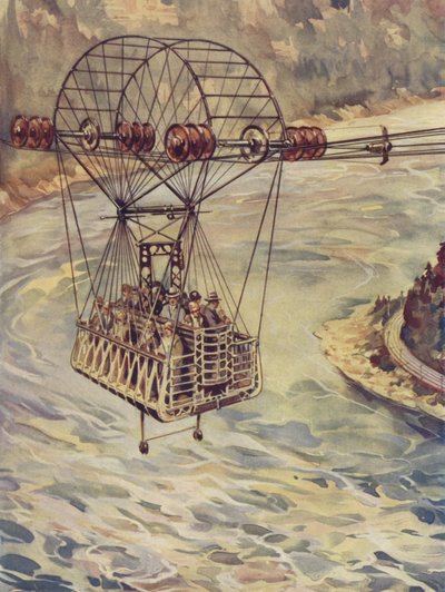 Attraversamento delle Cascate del Niagara in Funivia da J. Allen Shuffrey
